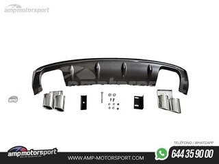 DIFUSOR TRASERO AUDI A3 8V SPORTBACK LOOK S3