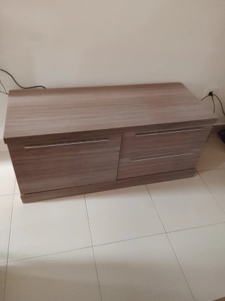 Mueble TV madera y metal