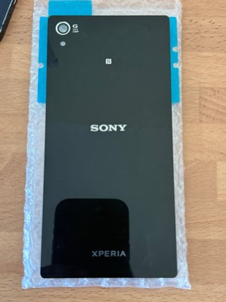 Tampa Traseira Sony Xperia Z3 Preta Vidro