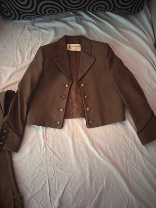 Traje Alvaro Moliner Marrón Rayas