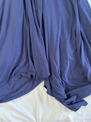 Abito midi asimmetrico blu navy - Taglia 42/44