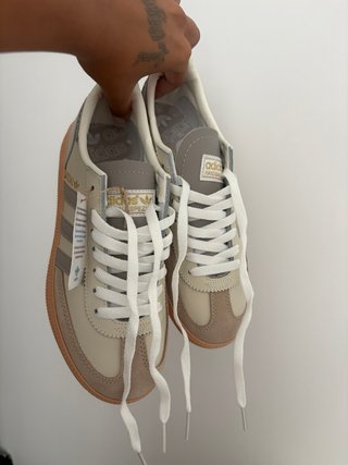 Zapatillas Adidas Samba Beige/Marrón