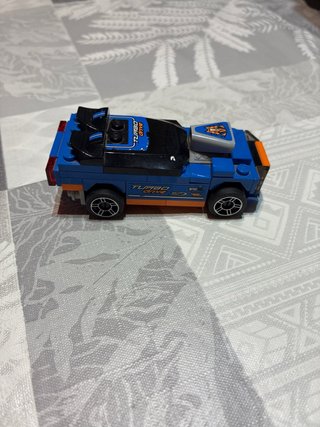 Coche Lego Azul y Naranja