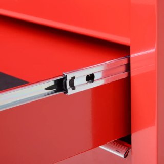 Carro Taller Rojo con Ruedas
