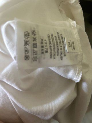 Camiseta Dior x Stone Island Blanca