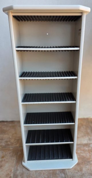 Organizador CDs  Madera Blanca