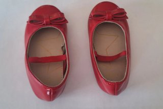Zapatos rojos bebé talla 19