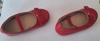 Zapatos rojos bebé talla 19