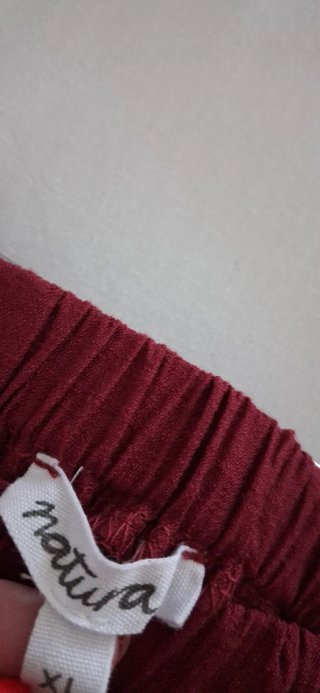 Pantalón Mujer Natura Rojo
