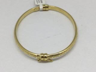 Pulsera Media Caña Oro 18 Kts Greca E50763-36
