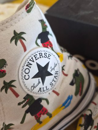 Converse All Star Botín Estampado Cocodrilo 34