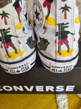 Converse All Star Botín Estampado Cocodrilo 34