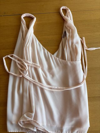 Blusa H&M estilo griego rosa