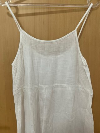 Vestido largo blanco tirantes