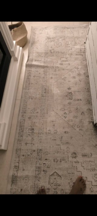 Alfombra Zara Home Beige y Gris