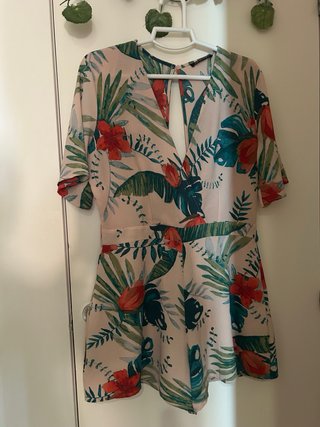 Mono corto estampado floral