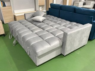Sofá cama gris con almacenaje + Envio