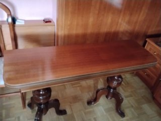 mesa de comedor extensible de estilo clásico