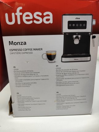 Cafetera Espresso Ufesa Monza 20 Bares