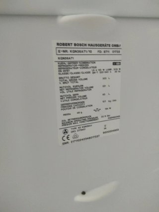 Cajón Congelador Frigorífico Bosch