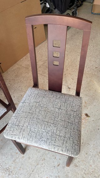 LOTE x4 Sillas Madera Comedor