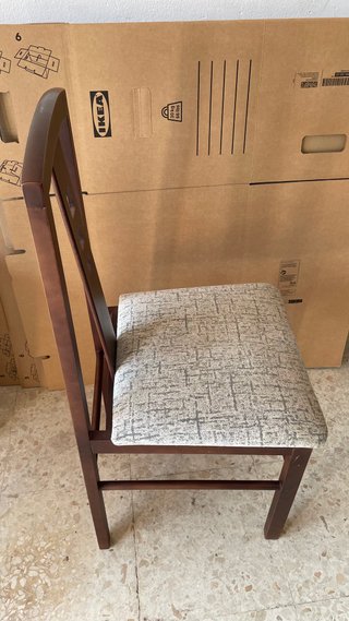 LOTE x4 Sillas Madera Comedor