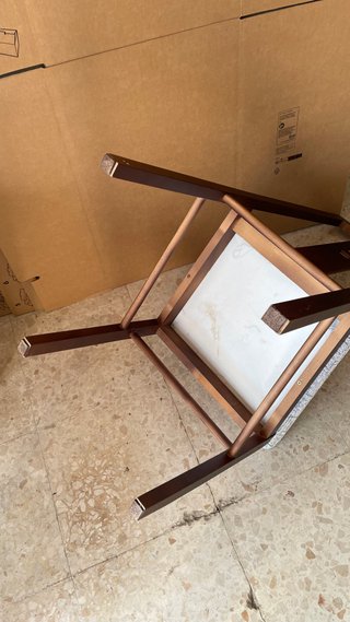 LOTE x4 Sillas Madera Comedor