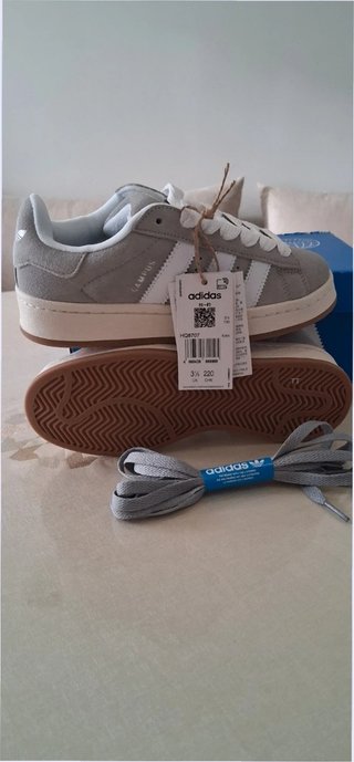 Zapatillas Adidas Campus Grises Talla 39