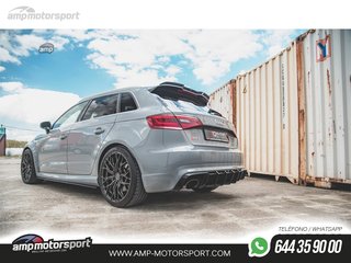 DIFUSOR TRASERO AUDI RS3 8V SPORTBACK 2015-2016 LOOK CARBONO