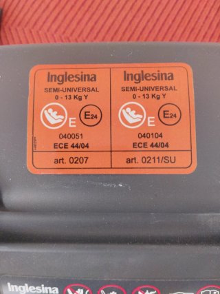 Base Isofix Inglesina Huggy Grupo 0