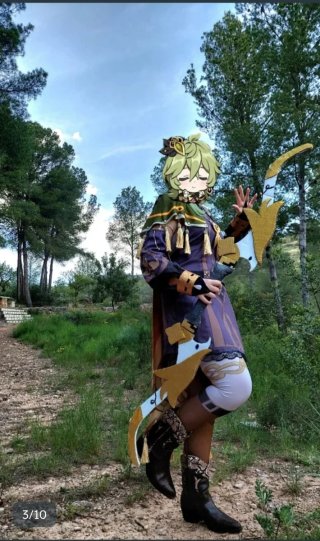 Cosplay Collei +peluca (Genshin Impact)