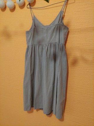 Vestido y Merceditas Beige