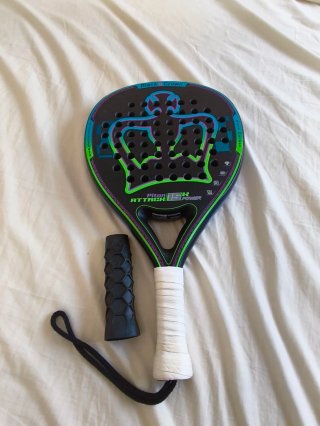 Pala Padel Black Crown Piton Attack