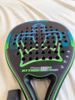 Pala Padel Black Crown Piton Attack