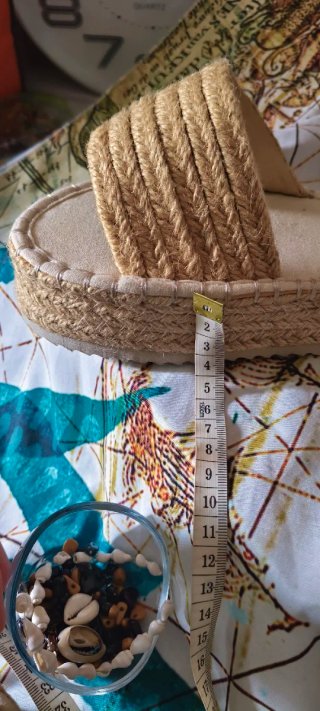 Sandalias de cuña de esparto