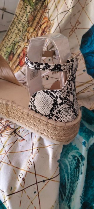 Sandalias de cuña de esparto