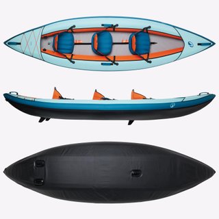 Pack Canoa Kayak Tribord 100 Essential 2/3 Plazas