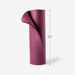 Esterilla Pilates Burdeos Confort 15 mm Grosor
