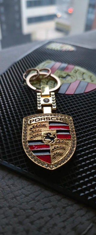 Llavero Porsche Lujo Diamantes