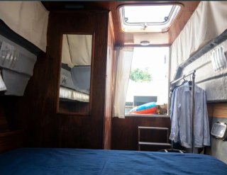 Barco 8m adaptado a vivienda