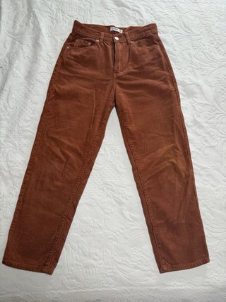 Pantalón Pull&Bear pana marrón