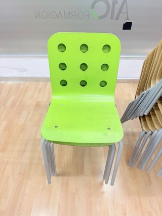 Sillas Jules Ikea (Verde y Rojo)