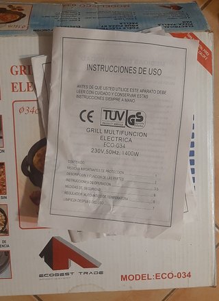 Grill Eléctrico Multifunción Ø34cm