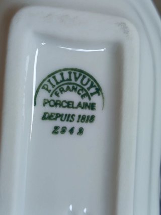 Plato Porcelana Pillivuyt Forma Maíz
