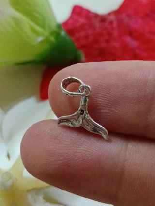 Bonito Colgante Cola Ballena Plata De Ley 925