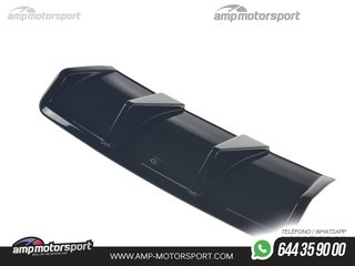 DIFUSOR TRASERO AUDI TT RS 8S 2016-- NEGRO BRILLO