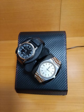Caja giratoria para 2 relojes