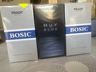 Lote 5 perfumes PRADY YANI BOSIC MUY BLUE