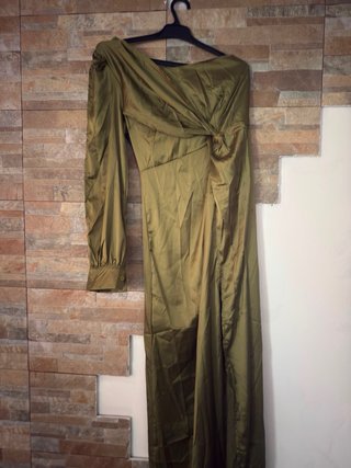 Vestido de fiesta verde