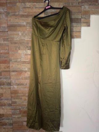 Vestido de fiesta verde